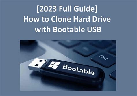 clone hard drive boot to usb